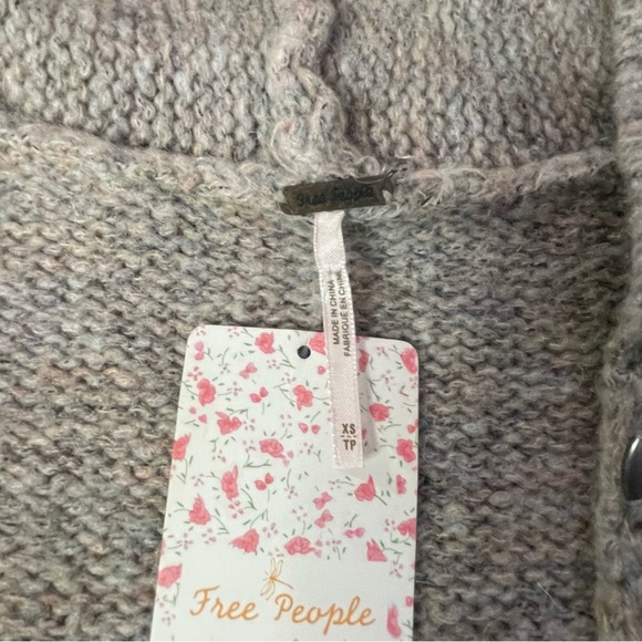 Free People Eyes on You Cardigan in Light Multi Melange XS - Picture 7 of 10